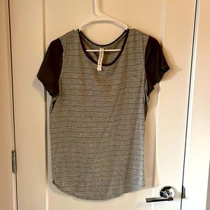 Lululemon striped T-shirt, size 10
